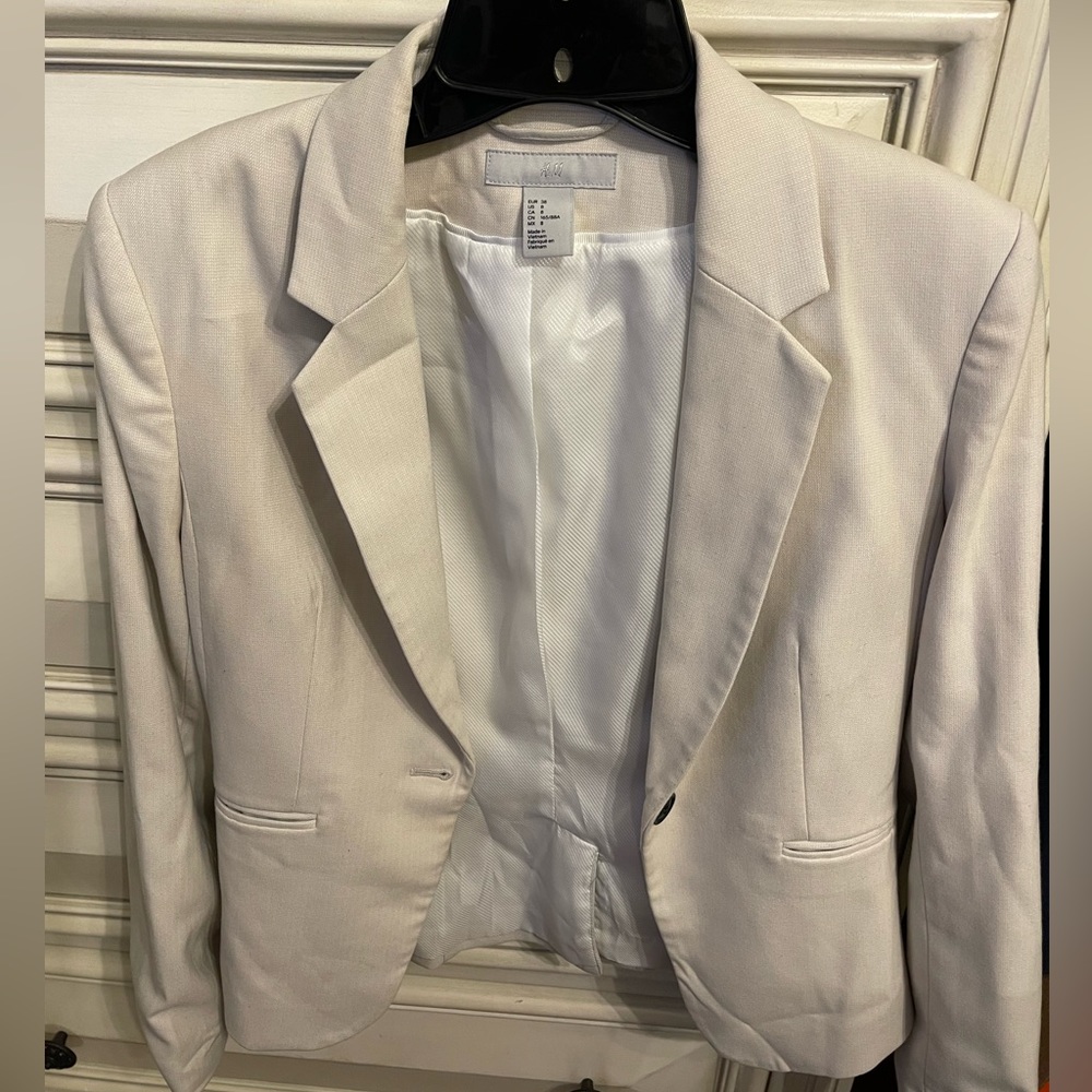 Blazer off white H&M